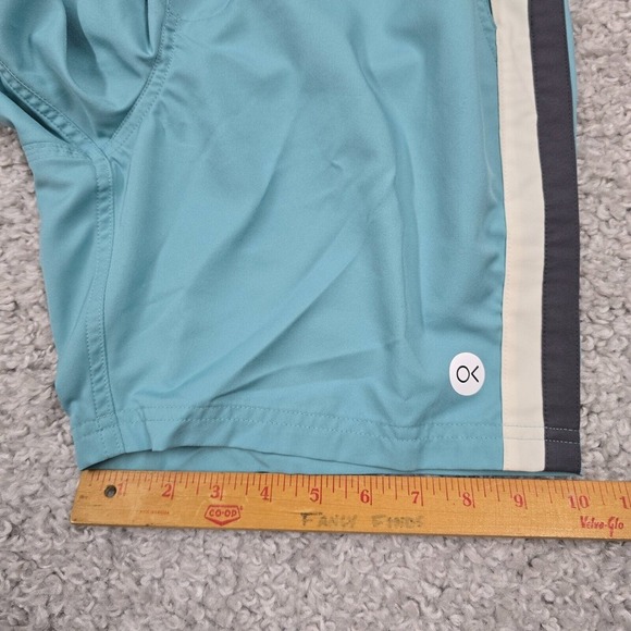 Outerknown Shorts‎ Mens Small Blue Nomadic Volley Trunks Drawstring Swim - Picture 12 of 13